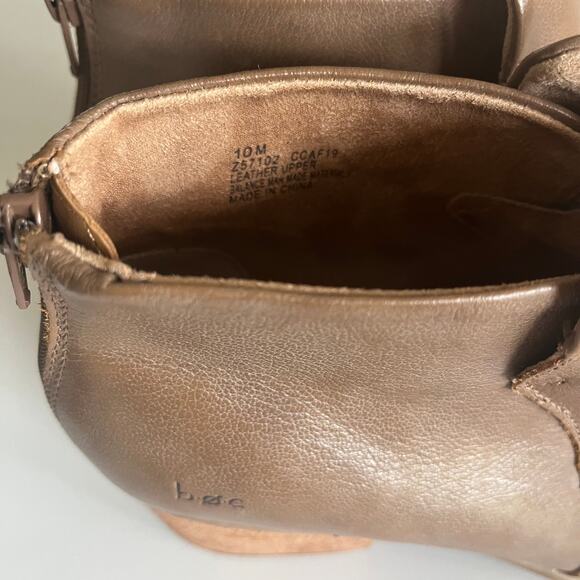 BOC Born Concept 'Bushney' Women's 10 Tan Leather Comfort Ankle Boot - Picture 3 of 8